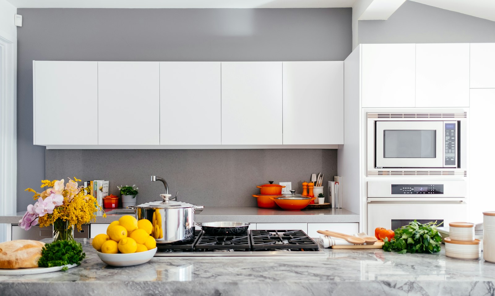 Person cleaning or cooking at home for an activity clip
